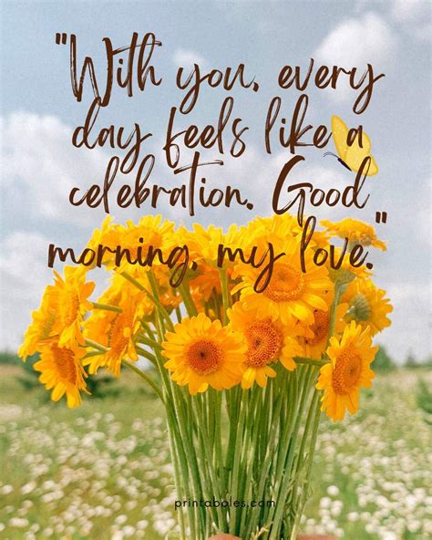 40 Printable Good Morning Quotes to Brighten Your Husband's Day ...