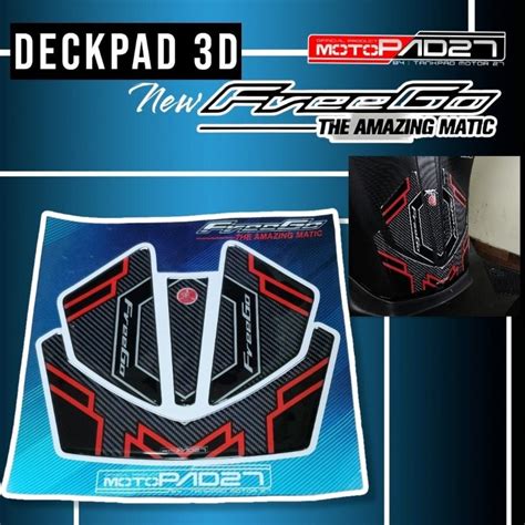 Jual Stiker Deckpad New Freego 125 Stiker Tankpad Yamaha Freego 125