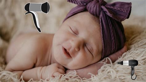 Strong Hair Dryer Sound For Baby Sleep White Noise Hair Dryer Fast