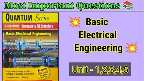 Basic Electrical Engineering Most Important Questions Aktu Basic