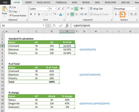 How To Calculate Percentage On Excel Sheet