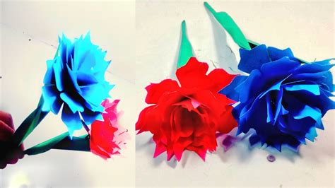 Paper Flower Stickhow To Make Flower Stick Easy And Beautiful Paper