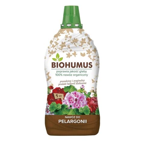 Agrecol BIOHUMUS nawóz do pelargonii 1 L AGRECOL