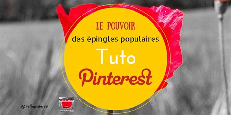 Tutoriel Pinterest Utiliser le pouvoir des épingles tendances