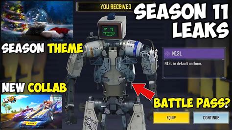 Season 11 Leaks ️🎅 | Battle Pass & Skins | COD Mobile | CODM - YouTube