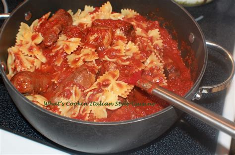 Homemade Bow Tie Pasta Recipe Whats Cookin Italian Style Cuisine