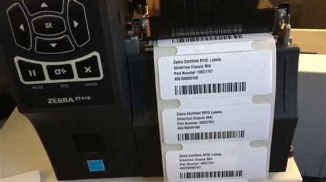 Zebra Silverline Classic M4i On-metal RFID label - YouTube