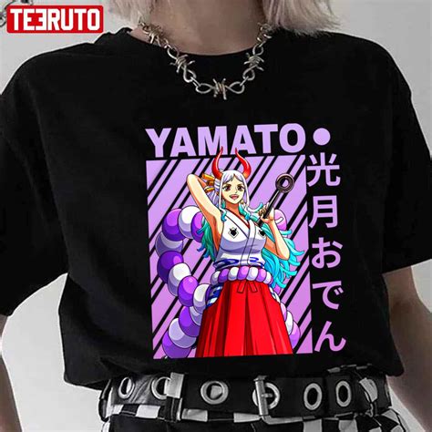 Yamato One Piece Anime Character Retro Unisex T Shirt Teeruto