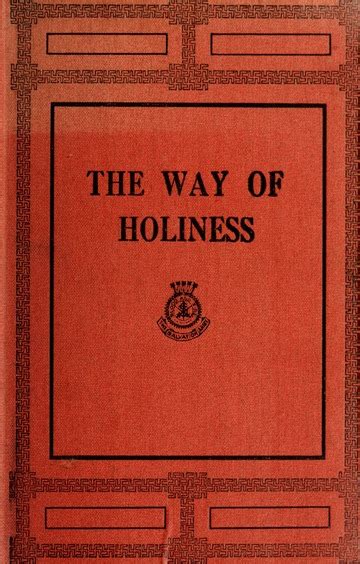 The Way Of Holiness Brengle Samuel Logan 1860 1936 Free Download