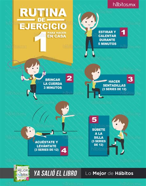 Rutina De Ejercicio 1 Para Hacer En Casa Hábitos Health Coaching