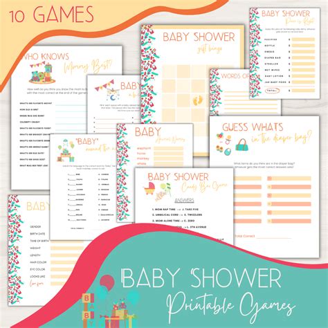 Gender Neutral Baby Shower Games - quirkydigitopia.com