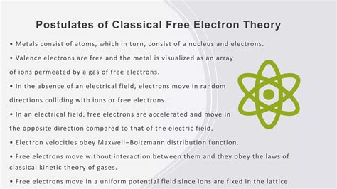 Free Electron Theory Pptx