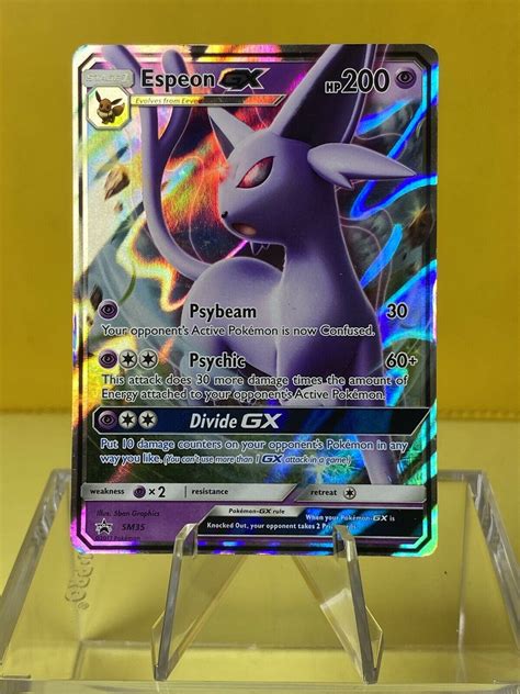 Espeon Gx Sm Sm Promo Ultra Rare Black Star Promo Pokemon Tcg