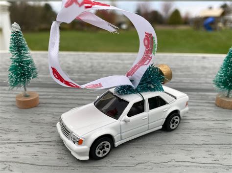 Custom Mercedes Benz 500 E Hot Wheels Christmas Tree Ornament Stocking Stuffer Mercedes Benz