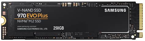 SAMSUNG 970 EVO Plus SSD 250GB NVMe M.2 Internal Solid State Drive with ...