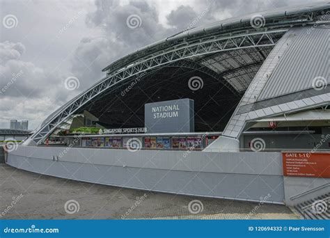 National Stadium Exterior View with Roof Closed Editorial Photography - Image of building, city ...