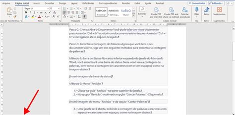 Como Fazer A Contagem De Palavras No Microsoft Word Um Guia Passo A Passo