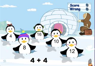 Educational Snippets: Penguin Party - Math Fact Games