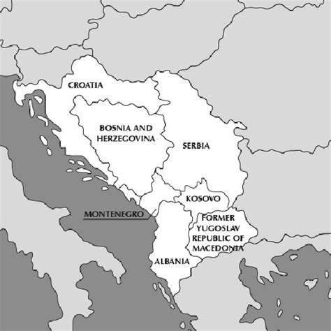 Western Balkans countries | Download Scientific Diagram