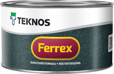 Ruosteenestomaali Teknos Ferrex Harmaa Bauhaus Fi