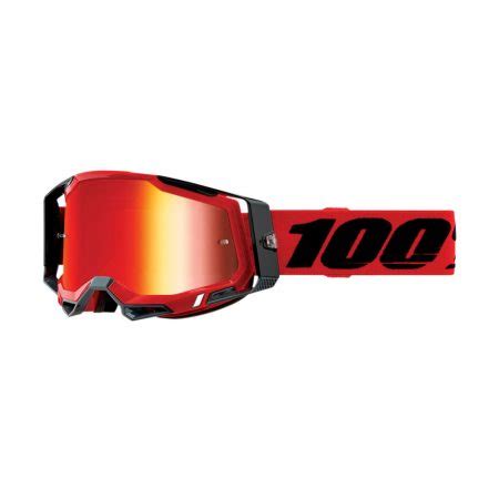 Goggles Racecraft Ii Motocross Red Mirror Speedhut