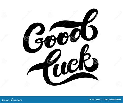 Good Luck. Fortune Poster, Banner, Logo Stock Illustration ...