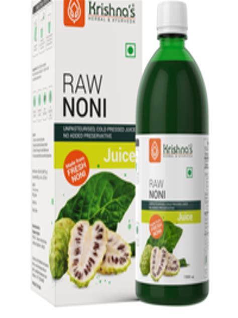 Buy Krishna S Herbal Ayurveda Raw Noni Cold Pressed Juice To Boost