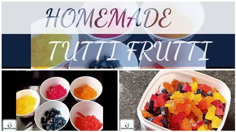 Homemade Tutti Frutti Colourful Just Like Market Raw Papaya The