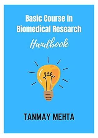 Basic Course In Biomedical Research Handbook Ebook Mehta Tanmay