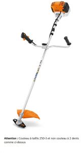 Débroussailleuse thermique FS 91 Stihl Couteau taillis 250 3 Stihl