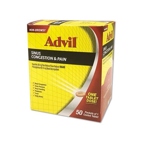 Advil Sinus Congestion Pain Relief - PFI019901 - Shoplet.com