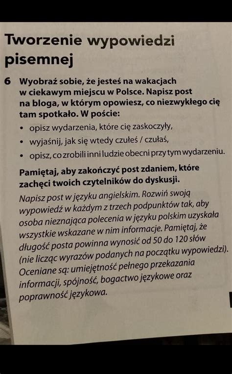 Prosze Potrzebuje Na Jutro Zadania Z Linku Prosze Po Angielsku I Na