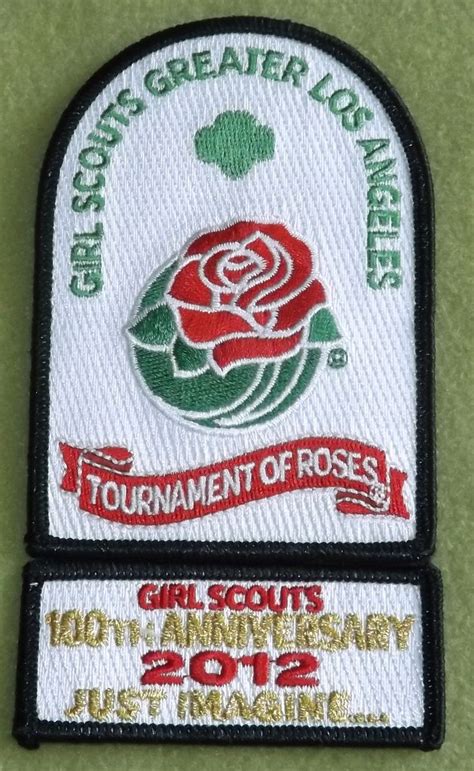 Girl Scouts Greater Los Angeles 100th Anniversary Patch Rose Parade