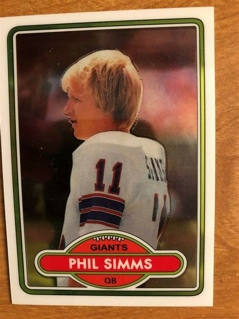 Lot Of 37 Phil Simms Football Cards New York Giants Inserts EBay