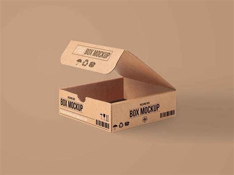 Free Carton Packaging Box Mockup (PSD)