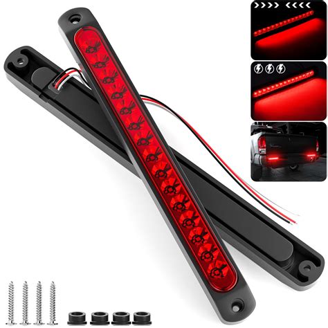 Buy Pseqt 10 15 Led Trailer Brake Tail Light Bar Stop Turn Tail Lights