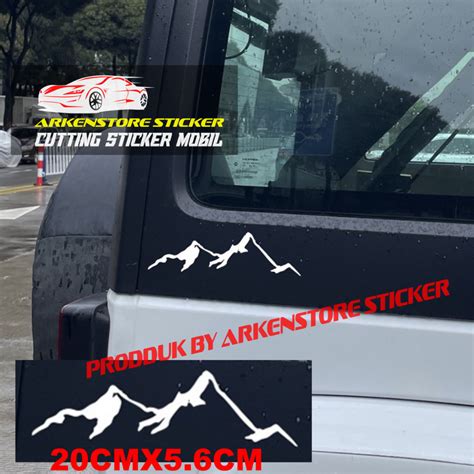 Jual Sticker Stiker Motif Gunung Sticker Body Kaca Mobil Mountain