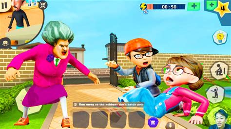 Troll Robber Home Clash Vs Scary Stranger 3D Vs Scary Teacher 3D Vs