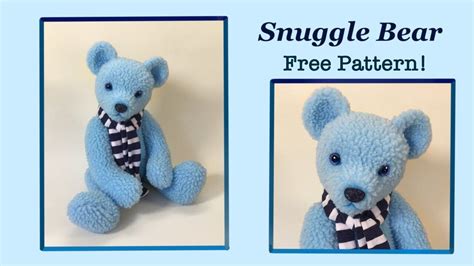 How To Make A Teddy Bear Snuggle Bear Free Pattern Full