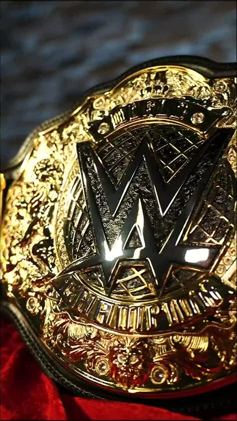 Get A Closer Look At The New World Heavyweight Championship Off