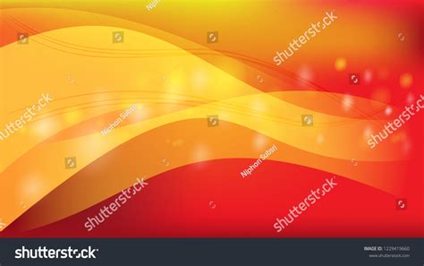 Abstract Celebration Red Wave Vector Background Stock Vector Royalty