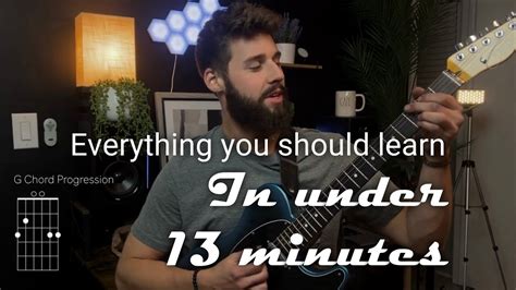 Your First Guitar Lesson In UNDER 13 MINUTES YouTube