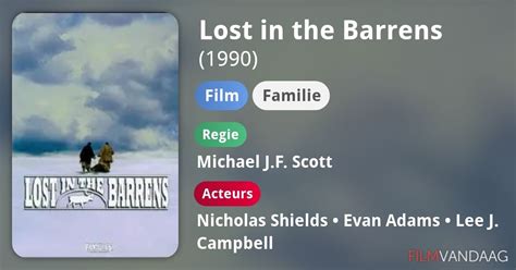 Lost In The Barrens Film 1990 Filmvandaagnl