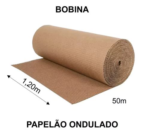 Bobina Rolo Papel O Ondulado Rolo Mts X Metros Mercadolivre