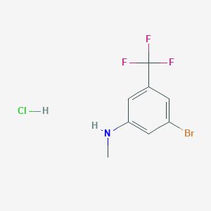 Bromo Trifluoromethyl Phenyl Methyl Amine Hydrochloride