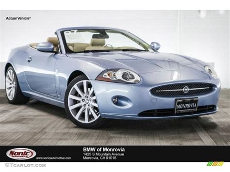 Frost Blue Metallic Jaguar Xk Xk Convertible Photo