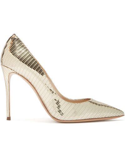 Metallic Casadei Heels For Women Lyst