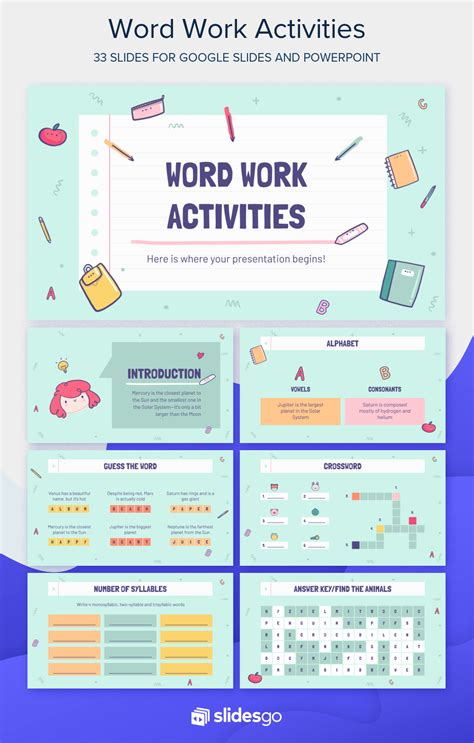 Word work activities google slides and powerpoint template – Artofit