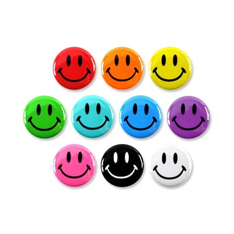 Pack Rainbow Colored Classic Smiley Face Megapack Etsy