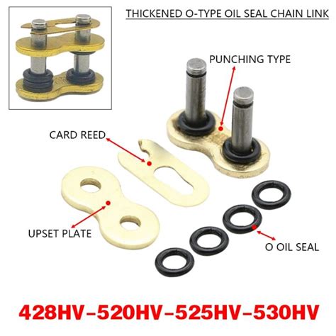 428 520 525 530 Motorcycle Chain Buckle Link Heavy Chain Connecting